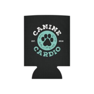 Can Cooler - Canine Cardio Paw Print Beverage Koozie